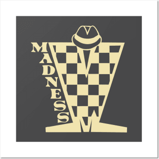 Madness Checkerboard HD - Cream Posters and Art